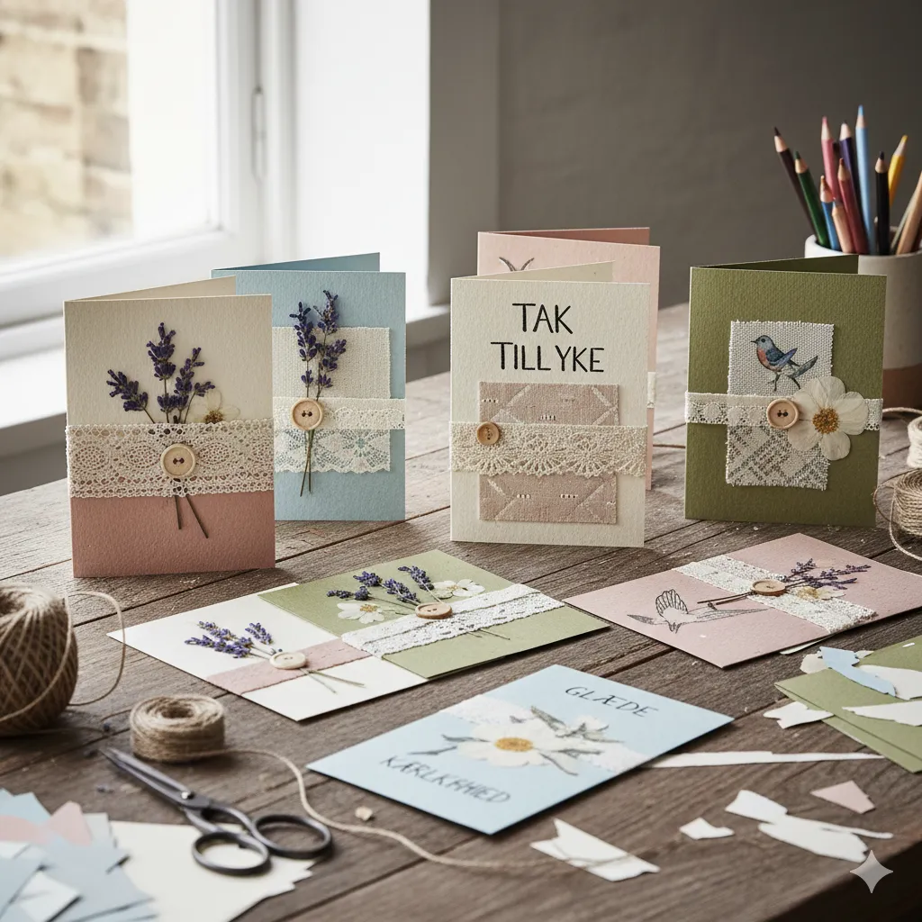 Kvalitetsmaterialer til kort